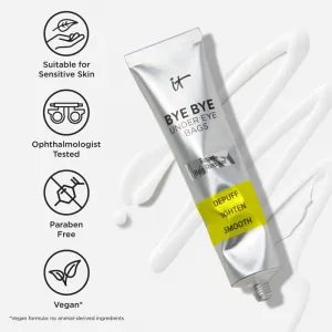 IT Cosmetics Bye Bye Under Eye Bags rozjasňujúci očný krém proti opuchom a tmavým kruhom pre ženy 15 ml