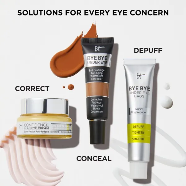IT Cosmetics Bye Bye Under Eye Bags rozjasňujúci očný krém proti opuchom a tmavým kruhom pre ženy 15 ml