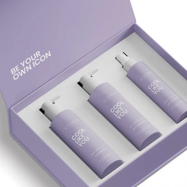 ICONIQUE Professional COOL LIKE YOU Perfect Blonde & Silver Violet Set sada neutralizujúci žlté tóny
