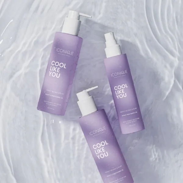 ICONIQUE Professional COOL LIKE YOU Perfect Blonde & Silver Violet Set sada neutralizujúci žlté tóny