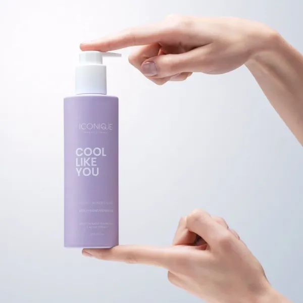 ICONIQUE Professional COOL LIKE YOU Perfect Blonde & Silver Violet kondicionér neutralizujúci žlté tóny 250 ml