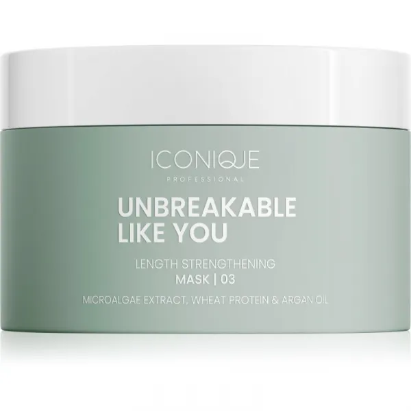ICONIQUE Professional UNBREAKABLE LIKE YOU Length Strengthening maska na posilnenie dĺžok vlasov 200 ml