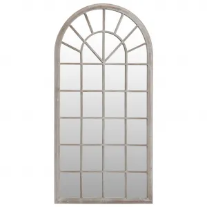 vidaXL Zrkadlo pieskové 90x45 cm železo interiérové
