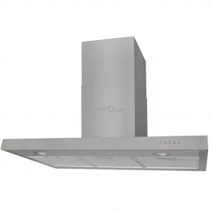 vidaXL Plochý digestor z nehrdzavejúcej ocele 900 mm
