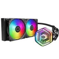 Cooler Master vodní chladič MasterLiquid 240 Atmos ARGB, 2x120mm, černá