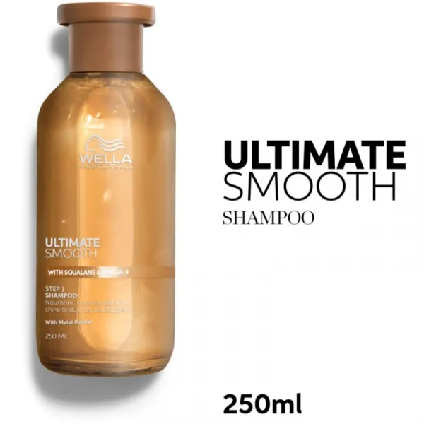 Wella Professionals Ultimate Smooth Shampoo intenzívne vyživujúci šampón na lesk a hebkosť vlasov 250 ml