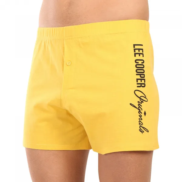 Pánske trenky Lee Cooper žlté (PO38819-6) M, trenírky