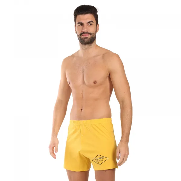 Pánske trenky Lee Cooper žlté (PO38819-1) M, trenírky