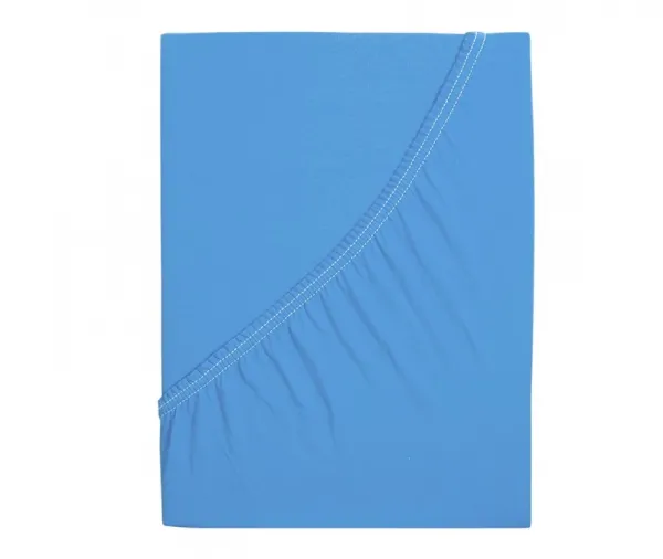 Jersey plachta z mako bavlny LUXORA 90x200 cm svetlomodrá