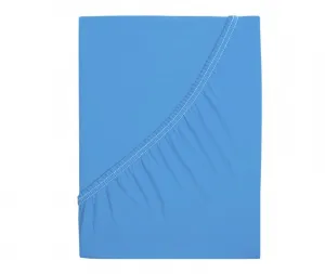 Jersey plachta z mako bavlny LUXORA 90x200 cm svetlomodrá
