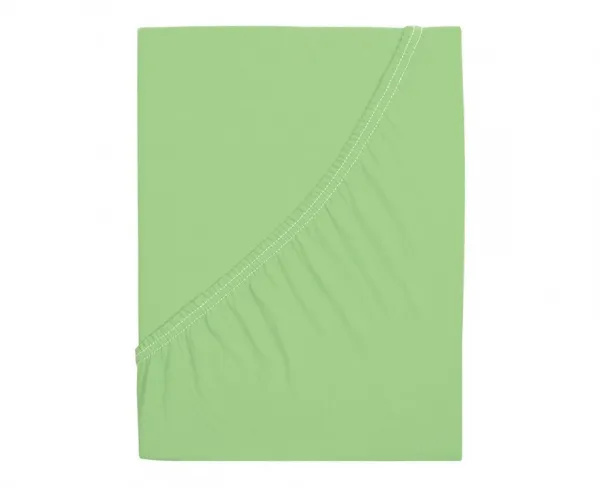 Jersey plachta z mako bavlny LUXORA 90x200 cm svetlozelená