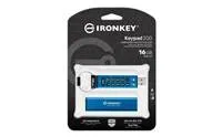 Kingston Flash Disk IronKey 16GB Keypad 200 encrypted USB flash drive