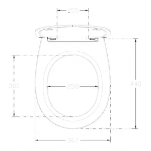 ISVEA - WC sedátko SLIM, Soft Close, Easy Take, biela 40D10200I