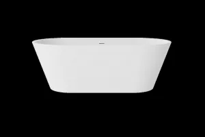 BESCO - Voľne stojaca vaňa DEEVA biela - Farba - Biela, Farba sifónu - Čierna, Rozmer vane - 150 × 75 cm VANDEEVA150B