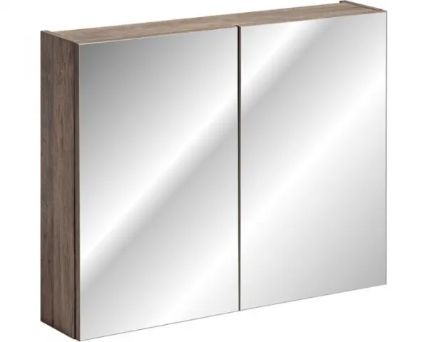 Comad Koupelnová sestava SantaFe s umyvadlem, zrcadlem a skříňkami 100 cm kašmírová/dub santa fe vintage
