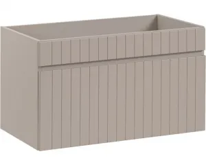 Comad Závěsná skříňka Iconic s deskou 80 cm kašmírová/dub coast evoke