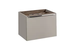 Comad Koupelnová sestava SantaFe s umyvadlem, skříňkami a zrcadlem 60 cm taupe/dub santa fe vintage