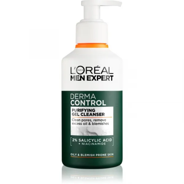 L’Oréal Paris Men Expert Derma Control čistiaci gél s niacínamidom 260 ml
