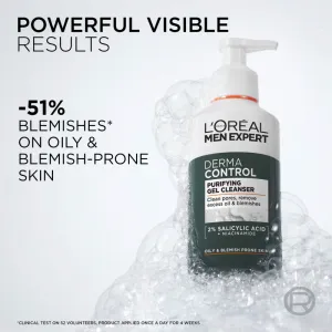 L’Oréal Paris Men Expert Derma Control čistiaci gél s niacínamidom 260 ml