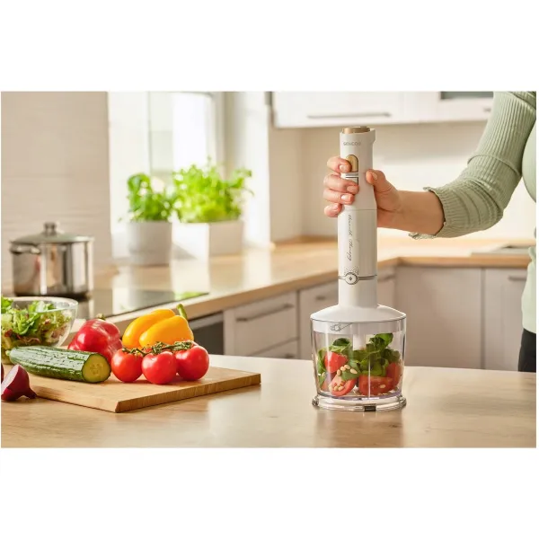 Tyčový mixér Sencor SHB 6441WH, biely