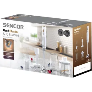 Tyčový mixér Sencor SHB 6441WH, biely