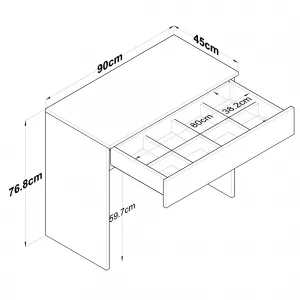 Kozmetický stolík BJ 104 White
