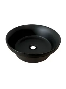 Comad Súprava keramického umývadla na dosku a výpuste Mada 40 cm čierna