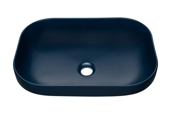 Comad Súprava keramického umývadla na dosku a výpuste Neli 50 cm modrá