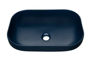 Comad Súprava keramického umývadla na dosku a výpuste Neli 50 cm modrá