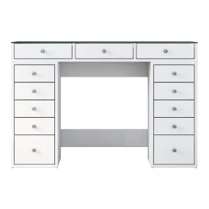 Kalune Design Toaletní stolek Melissa 01 bílý/čirý