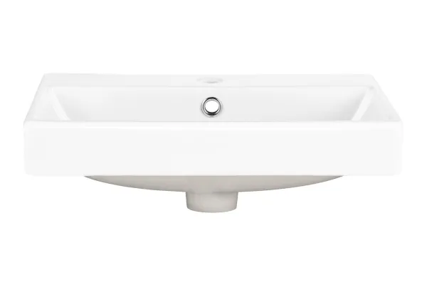 Comad Súprava keramického umývadla na dosku a výpuste Rita 60 cm biela