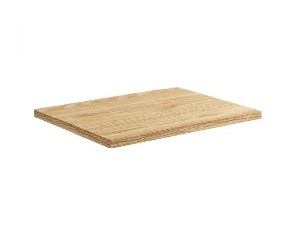 Comad Závesná skrinka Luxor Black Cloud s doskou a umývadlom 80 cm čierna/dub olejovaný