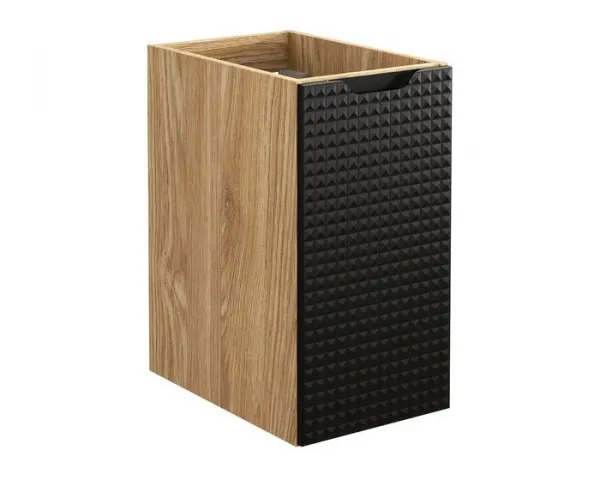 Comad Závesná kúpeľňová skrinka Luxor Black s doskou 81-30-1D čierna/dub
olejovaný