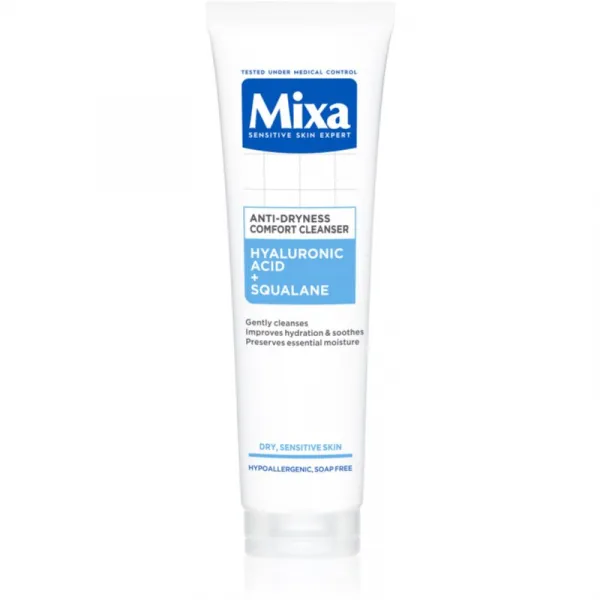 MIXA Anti-Dryness Comfort Cleanser čistiaci pleťový gél proti vysušovaniu pokožky 150 ml