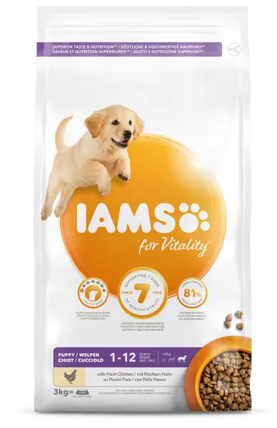IAMS DOG PUP LR CKN 3KG