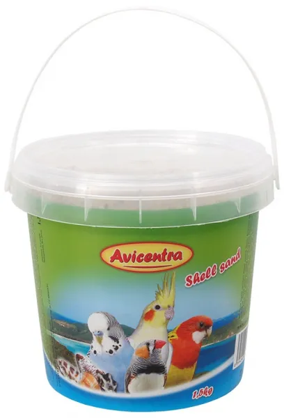 Avicentra Piesok vtáky s drt.mušlami 1,5 kg