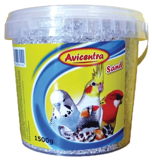 Avicentra Piesok vtáky s drt.mušlami 1,5 kg