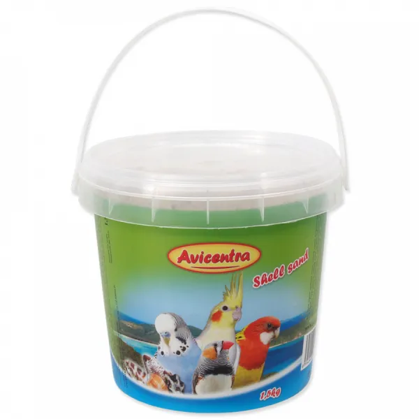 Avicentra Piesok vtáky s drt.mušlami 1,5 kg