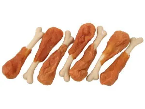 ONTARIO Snack 100% prírodná pochúťka pre psov - kuracie plátky + kalciová kosť. 70g