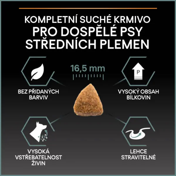 Pro Plan granuly Medium Adult Sensitive Digestion jahňacie 14kg