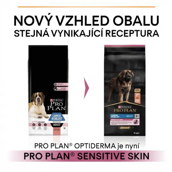 Pro Plan granuly Medium Adult Sensitive skin losos 14kg