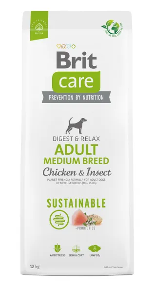 Brit Care granuly Dog Sustainable Adult Medium Breed 12kg