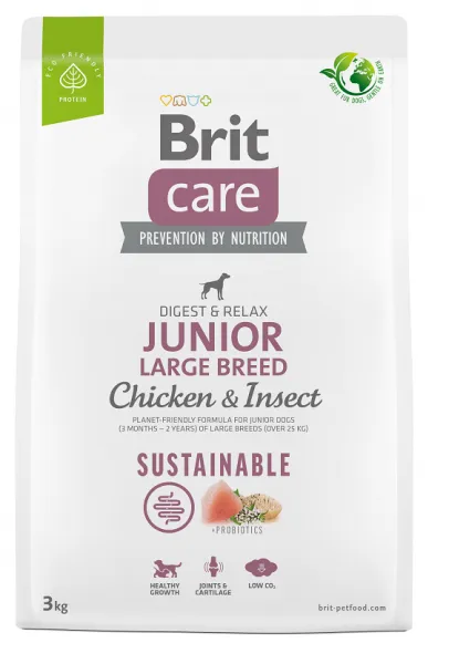 Brit Care granuly Dog Sustainable Junior Large Breed 3kg