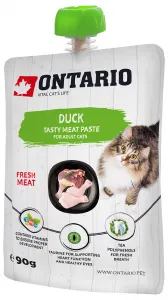 Ontario mäsová pasta pre mačky kačka 90 g