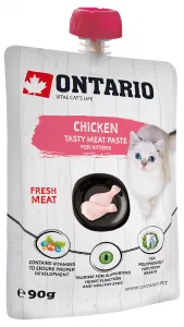 Ontario mäsová pasta pre mačiatka kura 90 g