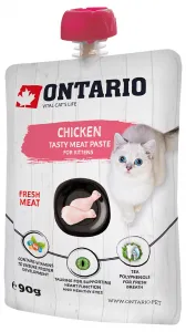 Ontario mäsová pasta pre mačiatka kura 90 g