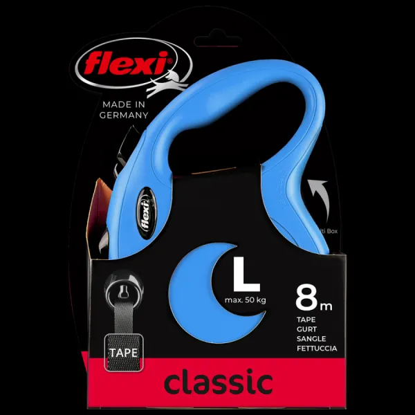 FLEXI Classic páska L 8 m modré