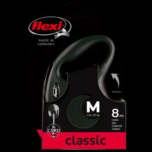Voditko Flexi Classic New lanko M 8m cierne