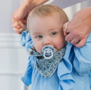 BIBS X LIBERTY Colour cumlíky z prírodného kaučuku 2ks veľ. 1 Baby Blue / Steel Blue