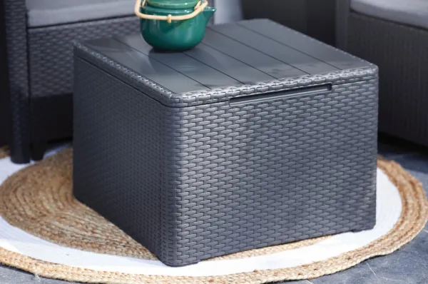 KETER Záhradný set CLARA 5 corner storage table | grafit